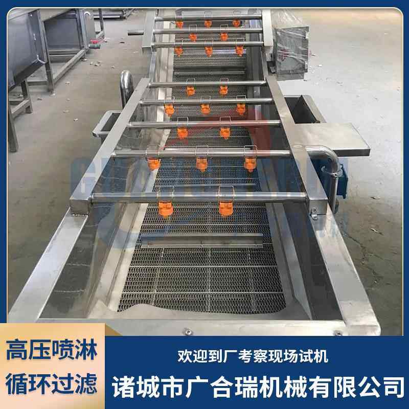 大型果蔬气泡清洗清机 莴苣芸豆高压清 洗PAE设备小机龙虾洗洗菜
