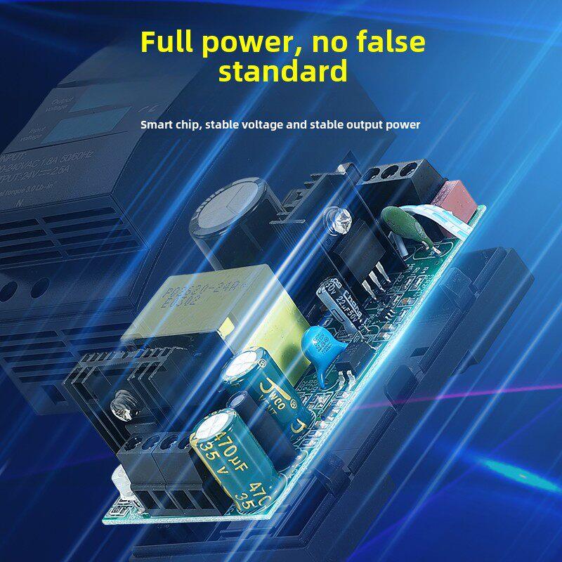 带数显导轨式开关电源60W-100W-150W直流电源24V4.5A12V10A