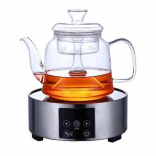 电陶炉蒸茶器 加厚玻璃蒸茶壶 玻璃煮茶器功夫茶具