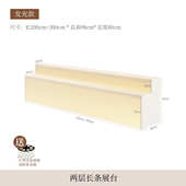 可台展示台两层橱窗摆件展示陈列多功能摆商场展台落地阶梯展架柜