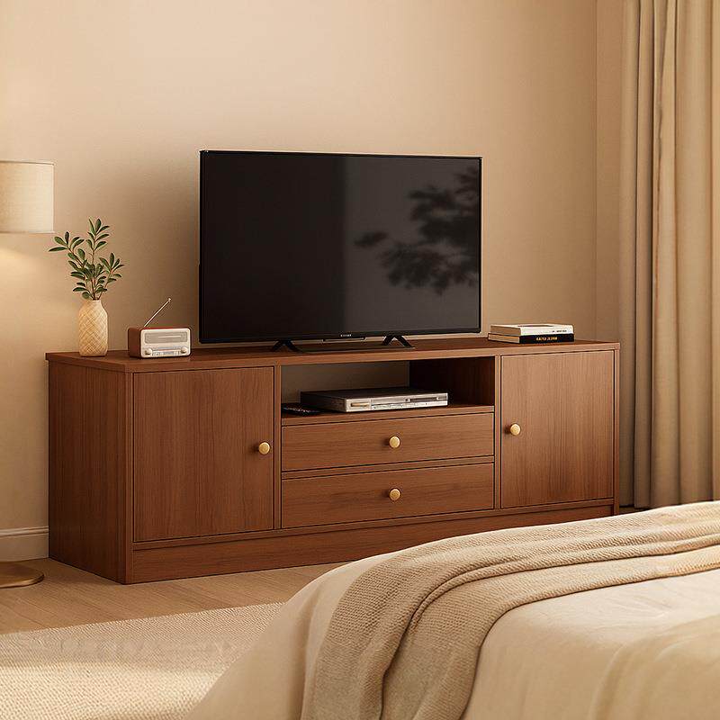 中式电视柜客厅家用新款小户型收纳储物一体卧室高款落地电视机柜