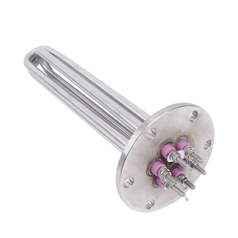 140MM法兰蒸烫机加热管水箱锅炉大功率电热管220V380V蒸汽发生器