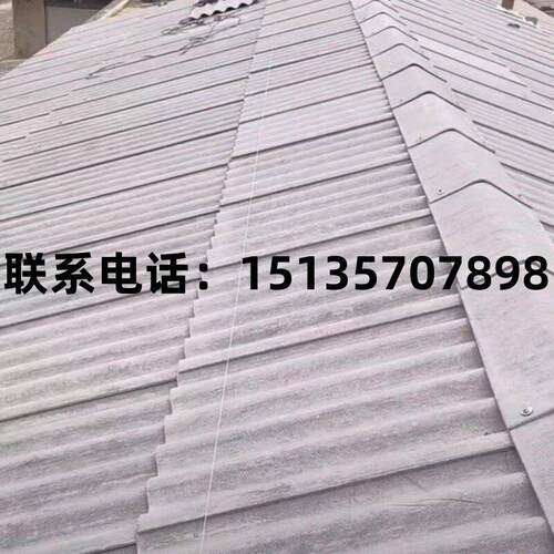 河北石棉瓦隔热房顶养殖场水泥瓦大屋面瓦片防水防漏机制水泥瓦