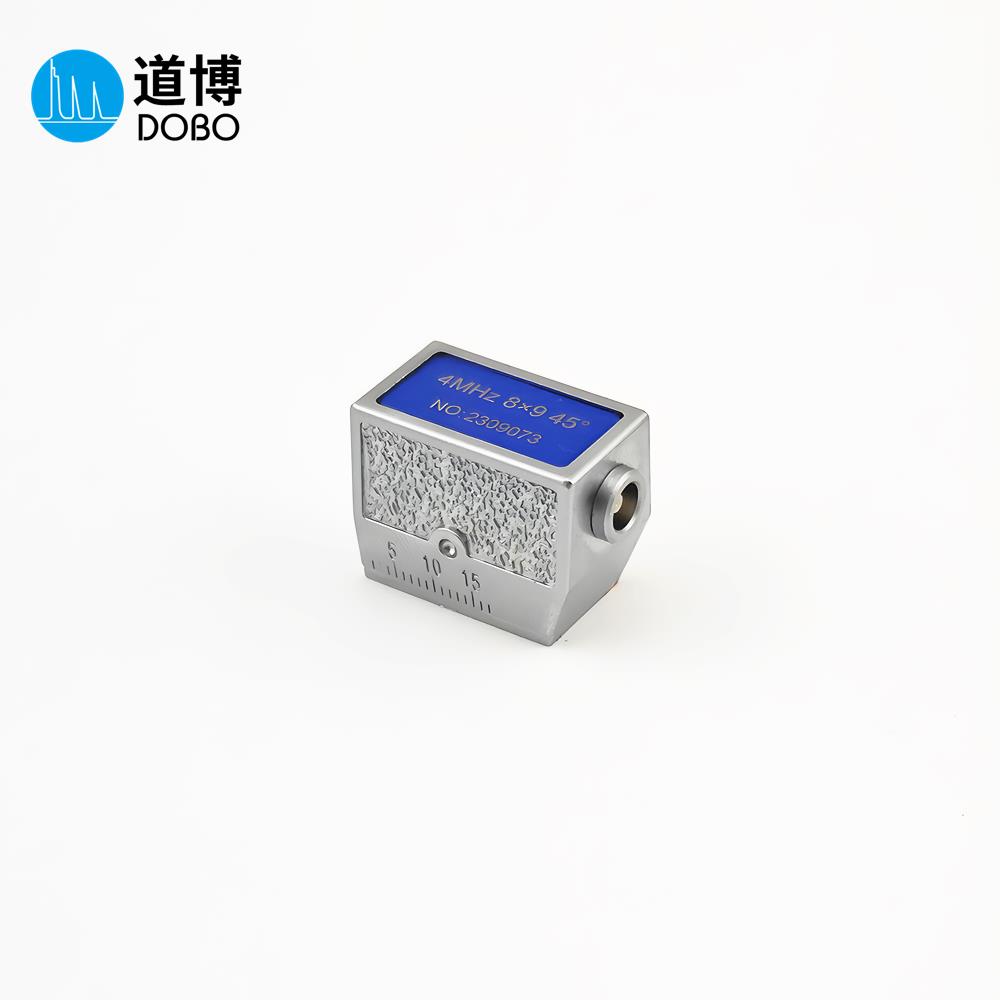 高档欧标超声波斜探头4缝MHz8x9 测60°钢结构无损检UT探伤焊仪探