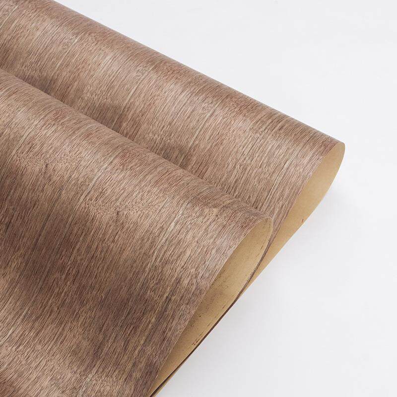 源头免漆天然白橡黑胡桃实木木皮家具柜门饰面板音箱装修翻新贴皮