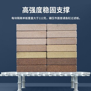 鱼缸底滤板底滤隔板水族箱滤材垫板防死水鱼缸过滤网格乌龟缸晒台