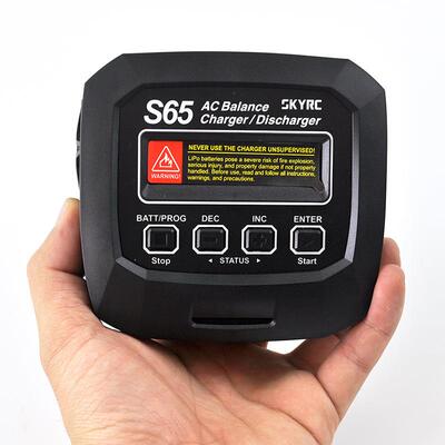 SKYRC天空创新 S65多功能航模2S/3S/4S锂电平衡充电器内置电源60A