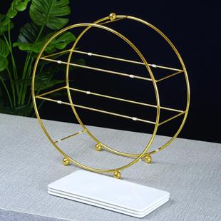 圆轮架三层架蛋台下午层茶铁点心托盘甜品架婚礼多蛋糕01f 3a01架