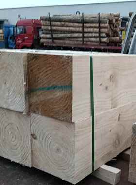 松方木木垫木可承ZVX重工程桥4梁枕木实木方料梁柱方木头123米