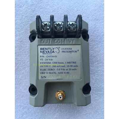 美国BENTLY NEVADA本特利3300 8MM 电涡流传感器前置器 124534-01