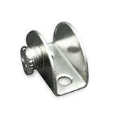 金饰龙小号半圆玻璃夹衣柜层板夹展柜屏风夹8厘玻璃层板固定夹子