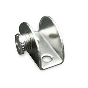 金饰龙小号半圆玻璃夹衣柜层板夹展柜屏风夹8厘玻璃层板固定夹子