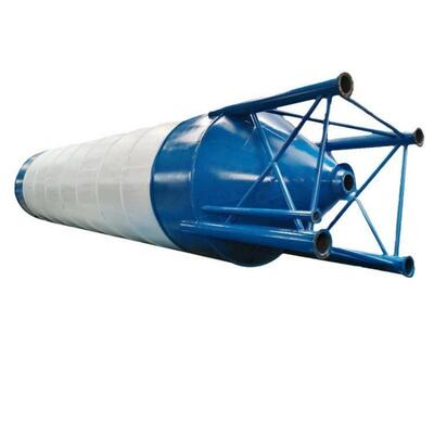 坚固耐用标准钢材打造的具有良好卸料的100T水泥散装罐大容量密封