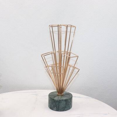 欧式奢大理摆件客厅关电视柜家居装饰品轻石ALT创意酒柜工艺品摆