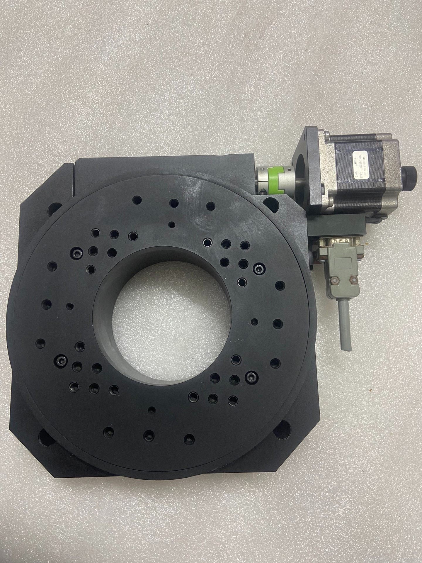 光学电动旋转台 360&deg;工作台 中空转盘台面200 中空旋转