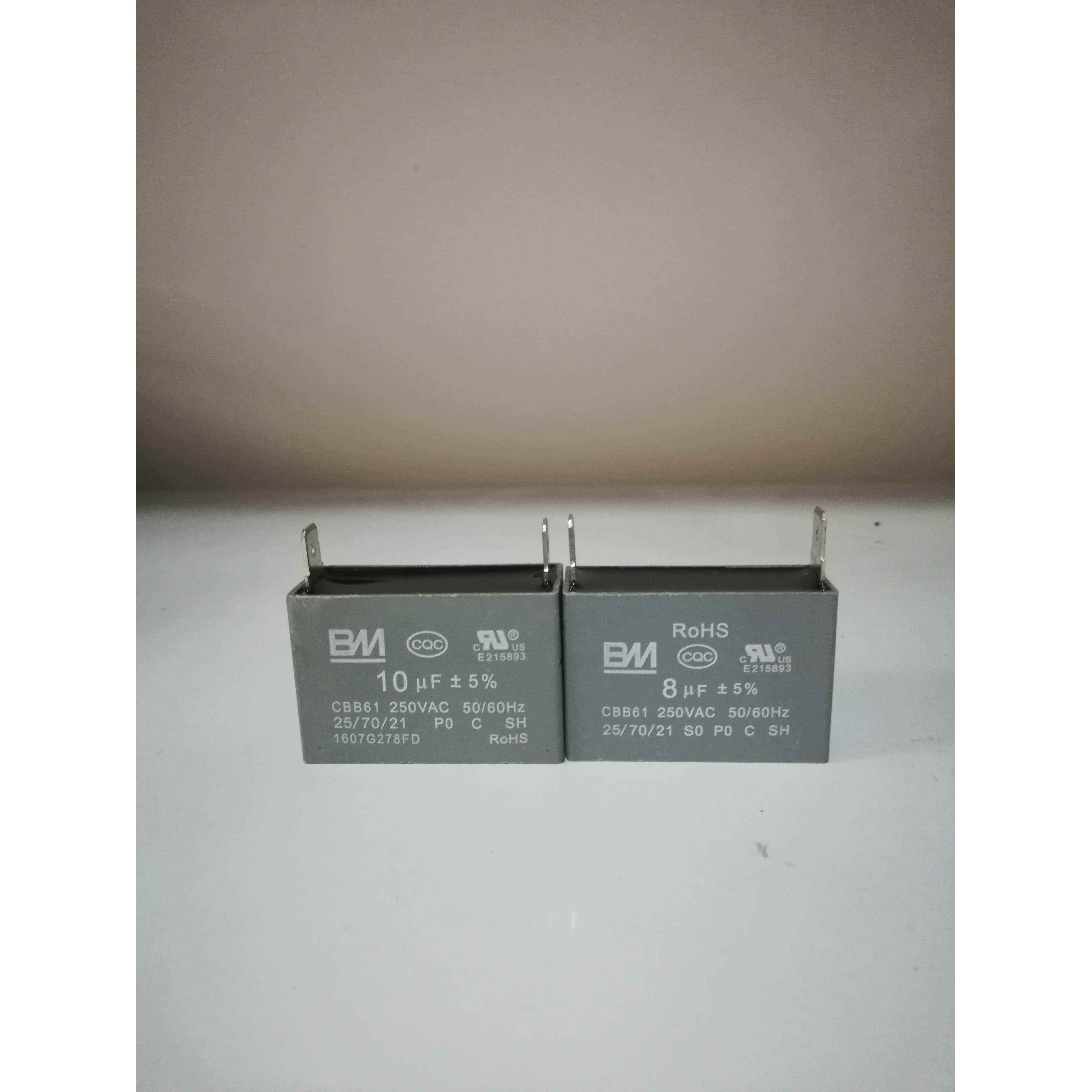 新品CBB61汽油发电机电容6uf/8/10/12/15/16/20/24/25uf/方壳