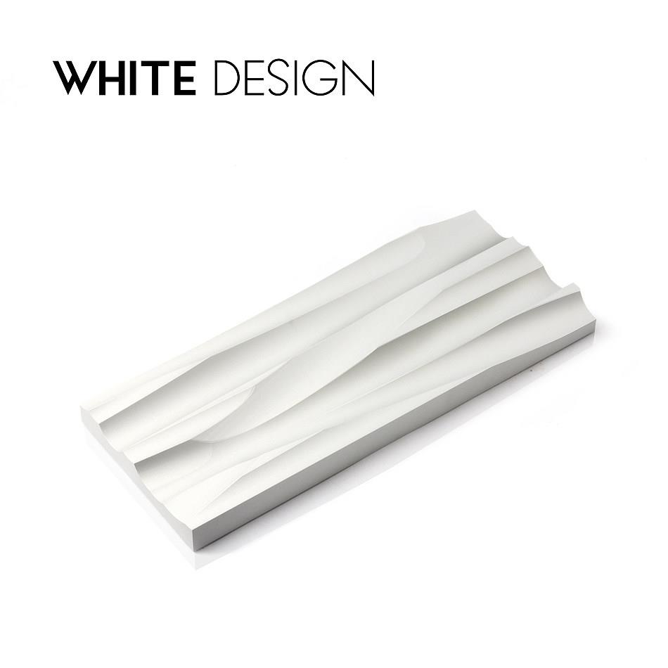 White Design铝合金笔架笔托 创意波浪金属 收纳办公桌摆件 礼品