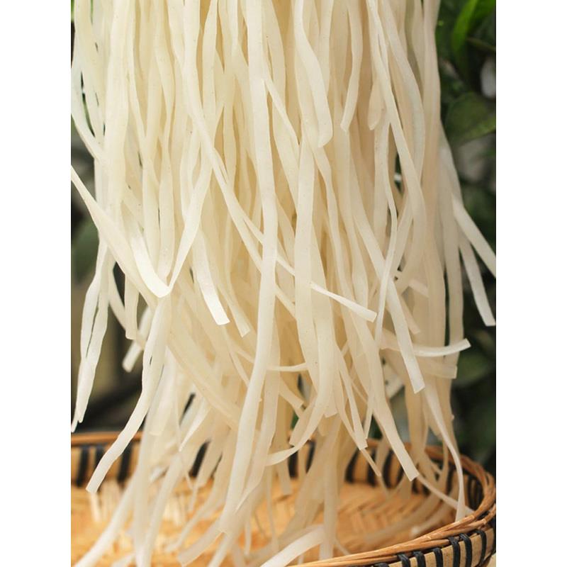 贵州特产半干米皮米线细粉扁粉遵义羊牛肉宽粉原料农家手工米皮