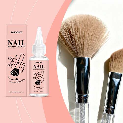 TORVIKX Makeup Brush Cleaner - Gentle Formula for Cleaning E