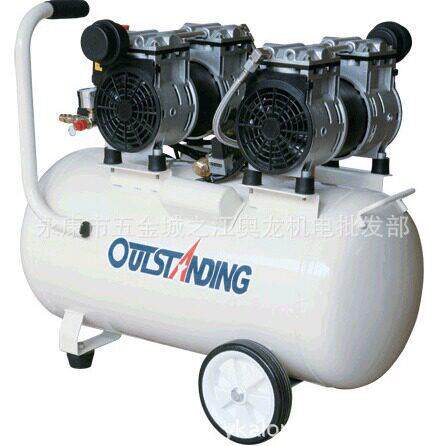 奥突斯2*800W-50L铜电机无油气泵低噪音空压机