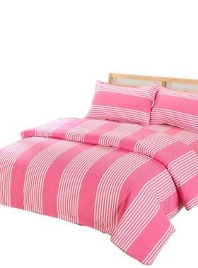 TD61工厂库存加厚老粗布被套单人双人被罩褥子套上宿舍下铺床