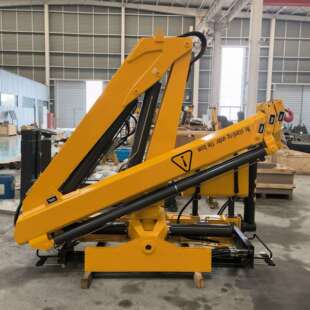 4吨卡车吊工厂自产truck mounted crane 折臂4吨随车吊车载吊机