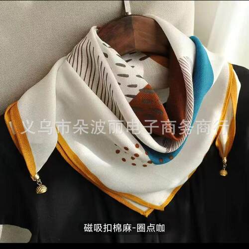 三角三角围巾防风丝绒围脖披肩
