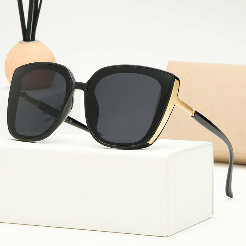 New Sunglasses Women Fashion Designer Cat Eye Sun Glasses Fe