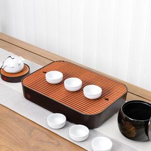 简约储水式 I9AT大容量电木储水茶盘新款 旅行茶具现代轻奢家用功夫