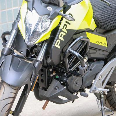 适用春风ST狒狒CF125-3A保险杠前特竞技护杠防摔保护摩托车改装件