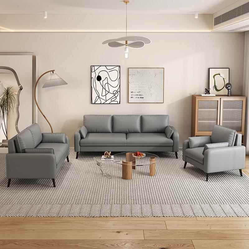 意人式轻奢科技艺沙发客约厅小户型双人位三位现代简无品牌/猫布