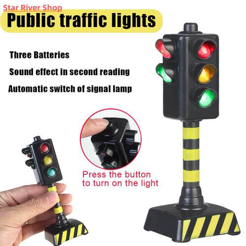 Kids Mini Traffic Signs Light Speed Camera Model Toy with Mu