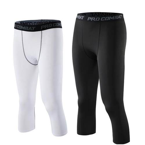 Men's sports and fitness pants, tight pants, running