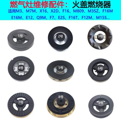 适用美多集成灶火盖M809 X16 X2D F16 M3 E12 M7分火器燃烧器炉头