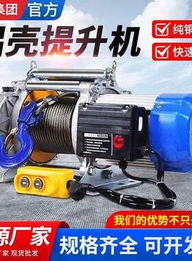 多功能微型电动葫芦提升机220V80V家用小吊机铝壳提升机