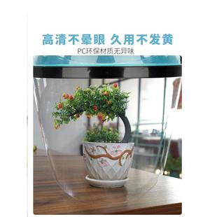 面罩脸部面具炒菜防油溅手做饭煮菜防护 女士防烫油烟厨房女款