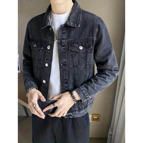 N 36762 Casual men's denim jacket 休闲帅气士牛仔夹克