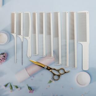 鹰堡JRL专业美发梳子家用盘梳子子毛梳剪发梳男梳子平果梳平头梳