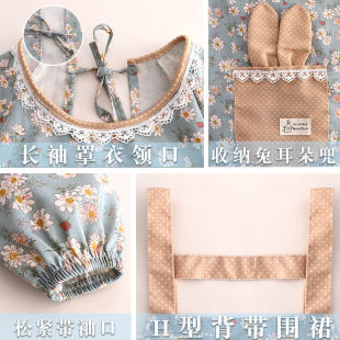 围裙厨房家用2030新款 罩衣防水防油网红围腰做饭专用高级感年轻款