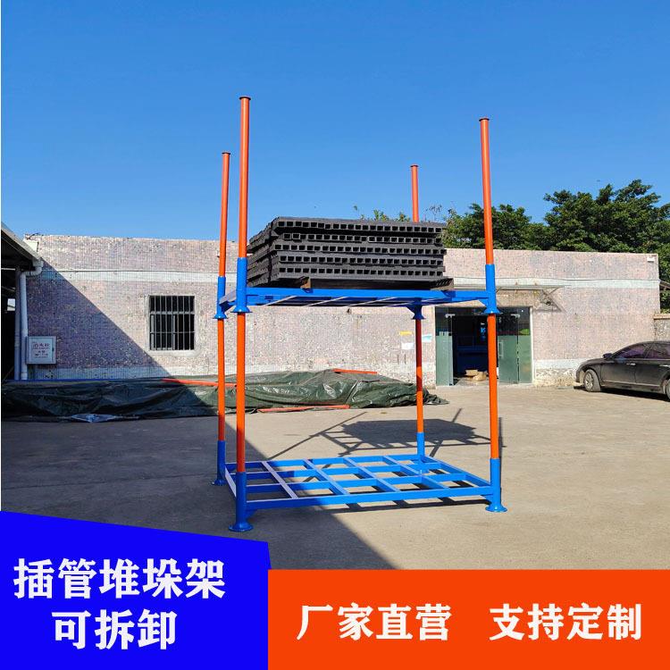 巧固架冷库堆垛架物流大蒜洋葱农产品重型货架存放一目了然可堆