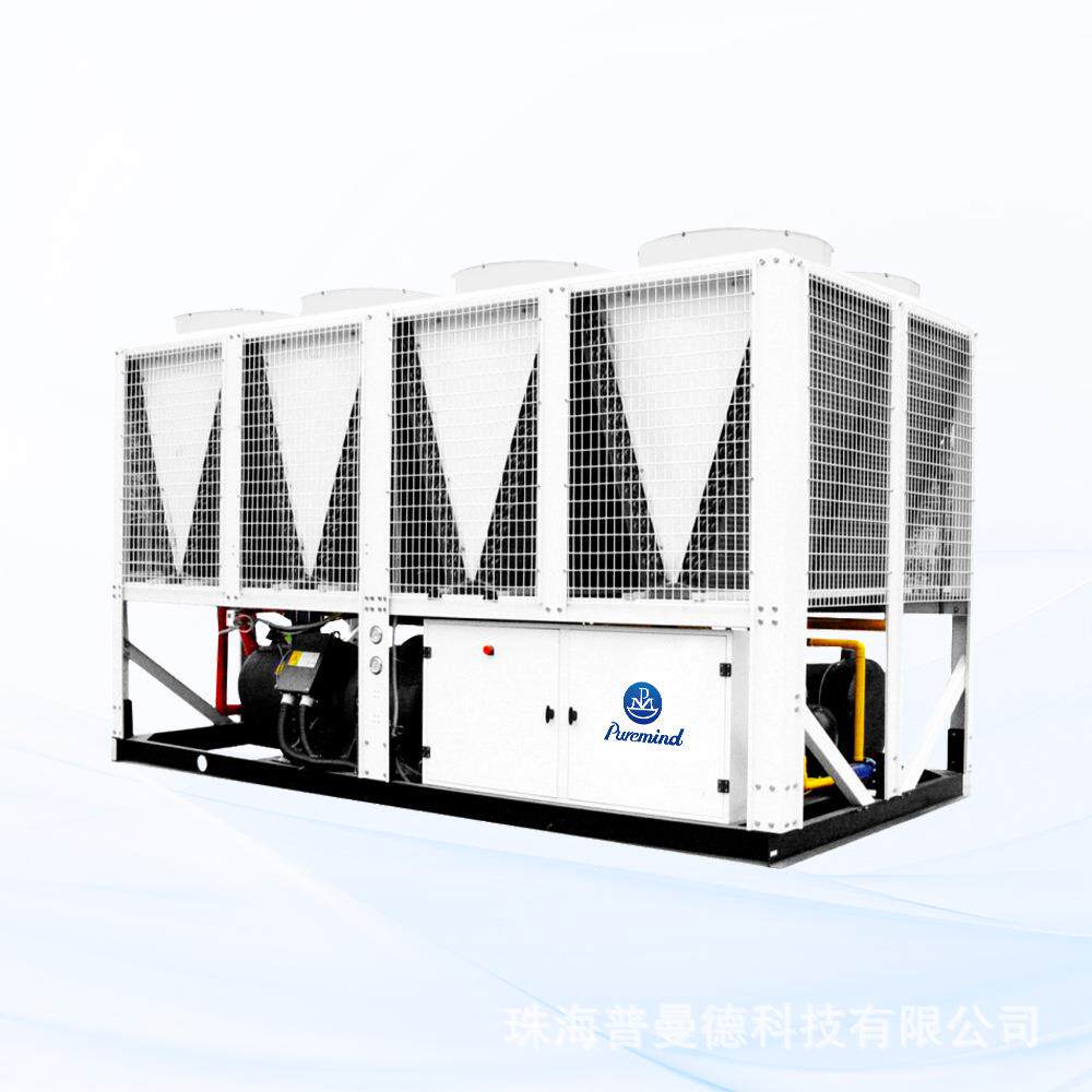 厂家工业340kw外贸出口大型商用冷水机风冷螺杆式冷水机组