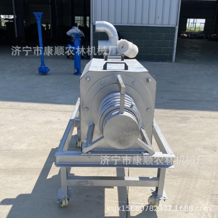 直发鸡鸭粪螺旋挤压机 滚筒微滤式猪粪分离机 斜筛固液干湿分离机