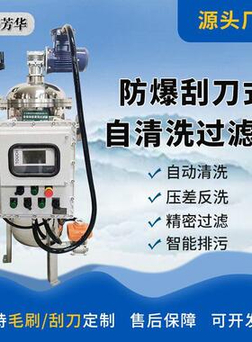 新品厂家销售不锈钢 全自动自清洗过滤器 刮刀式过滤器循环过滤器