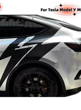 适用于ModelYModel3ModelXModelS尾箱车贴车身贴纸A2104