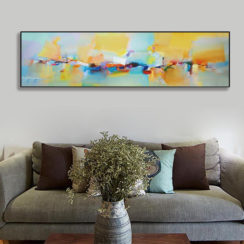 现代简约抽象装饰画 新款沙发背景墙画玄关走廊床头挂画风景