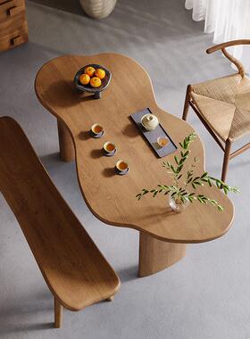 KBF实木精计致阳台茶桌椅组合异型形设师2026新款家户用小泡茶台