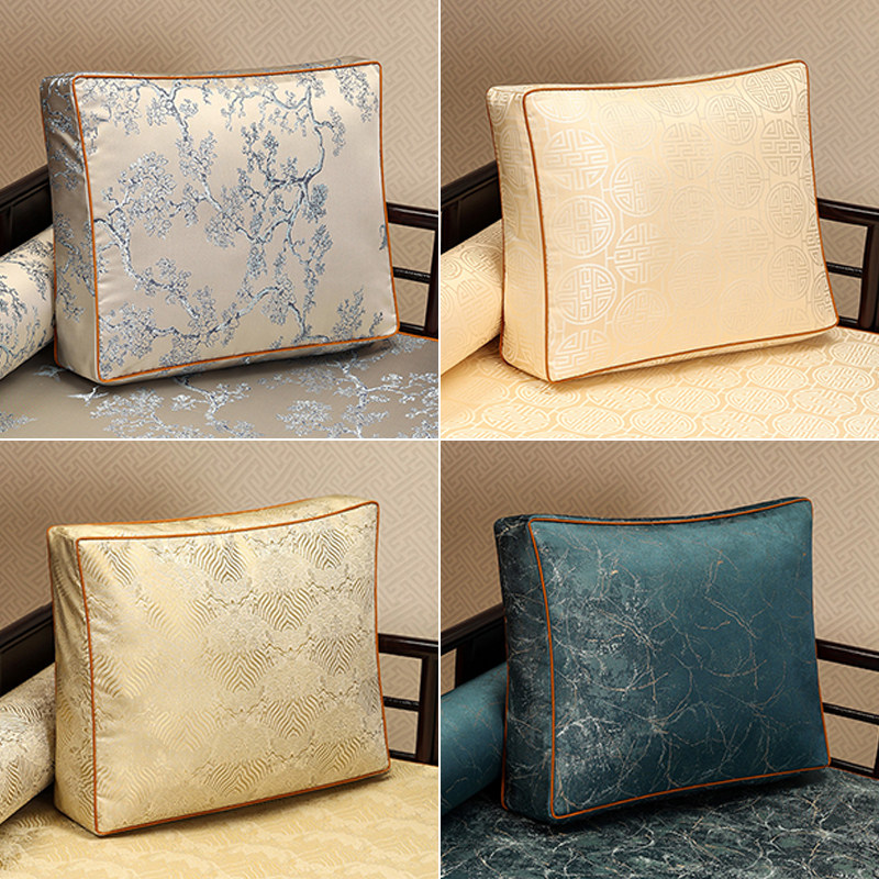 客厅实木沙发垫坐垫古典新中式红木椅子沙发大靠背靠垫罗汉床垫子