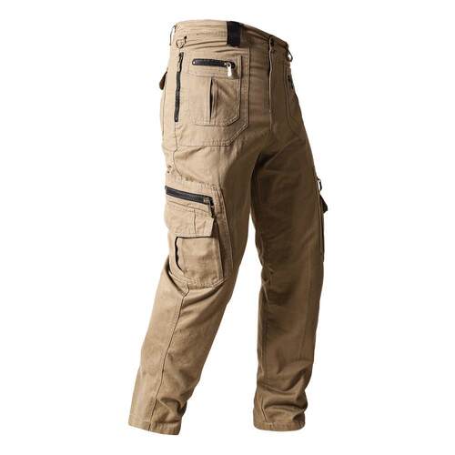 Multi pocket long pants for men, straight leg season