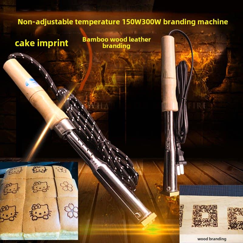 Juvenileqi 150W便携式烙铁烙印铜模具古饼烙印模具皮革烙印竹木