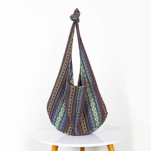 Retro National Style Crossbody Bag College Style Large Capac